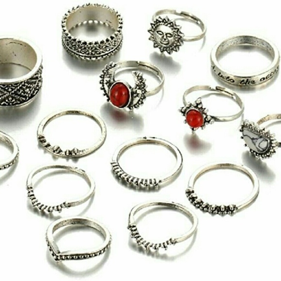 Woman knuckle ring set - Picture 2 of 3